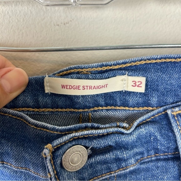 Levi Wedgie Straight High-rise jeans button fly size: 32 - Picture 6 of 10